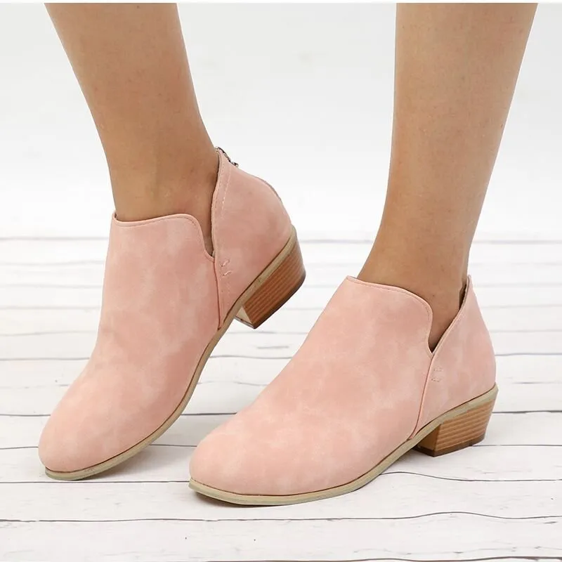 Women's Cowgirl High Heels | Ankle Slip On