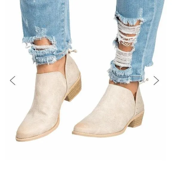 Women's Cowgirl High Heels | Ankle Slip On